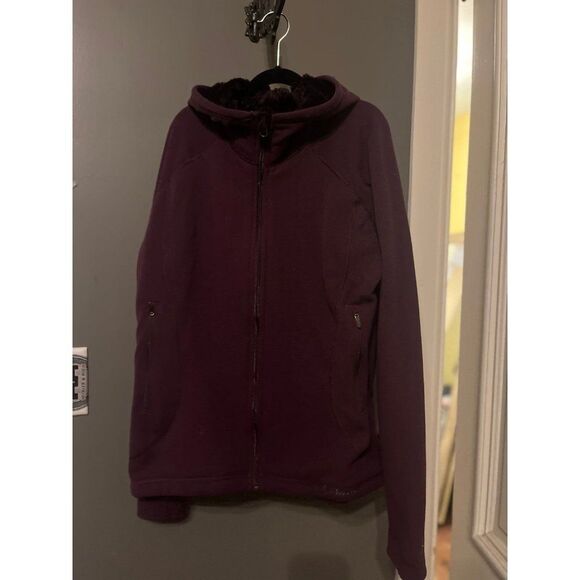 Cloudveil womens size large purple fleece jacket - Picture 2 of 4